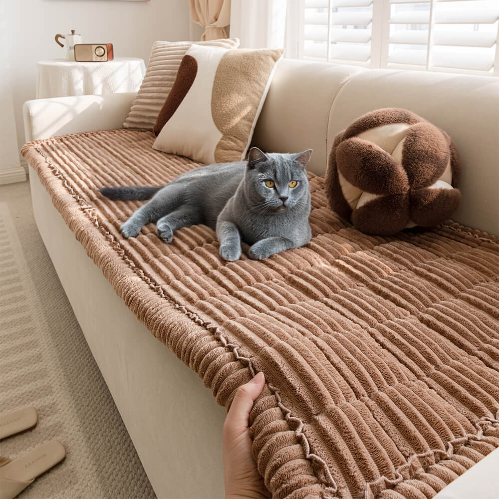 CozyFluff Flanell-Haustiermatte zum Schutz von Sofa und Bett