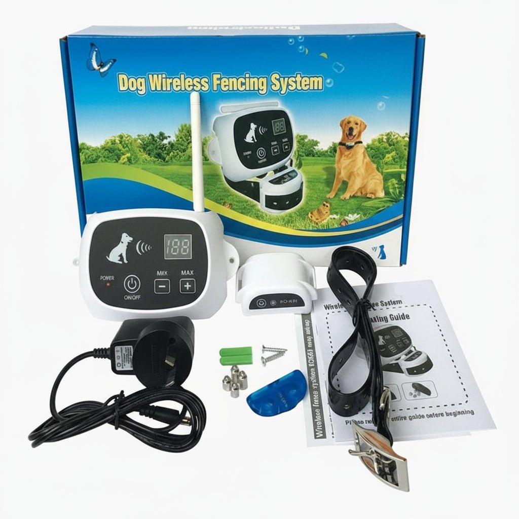 NovaPaw Kabelloser Hundezaund mit Trainingsmodus für sichere Freiheit im Freien