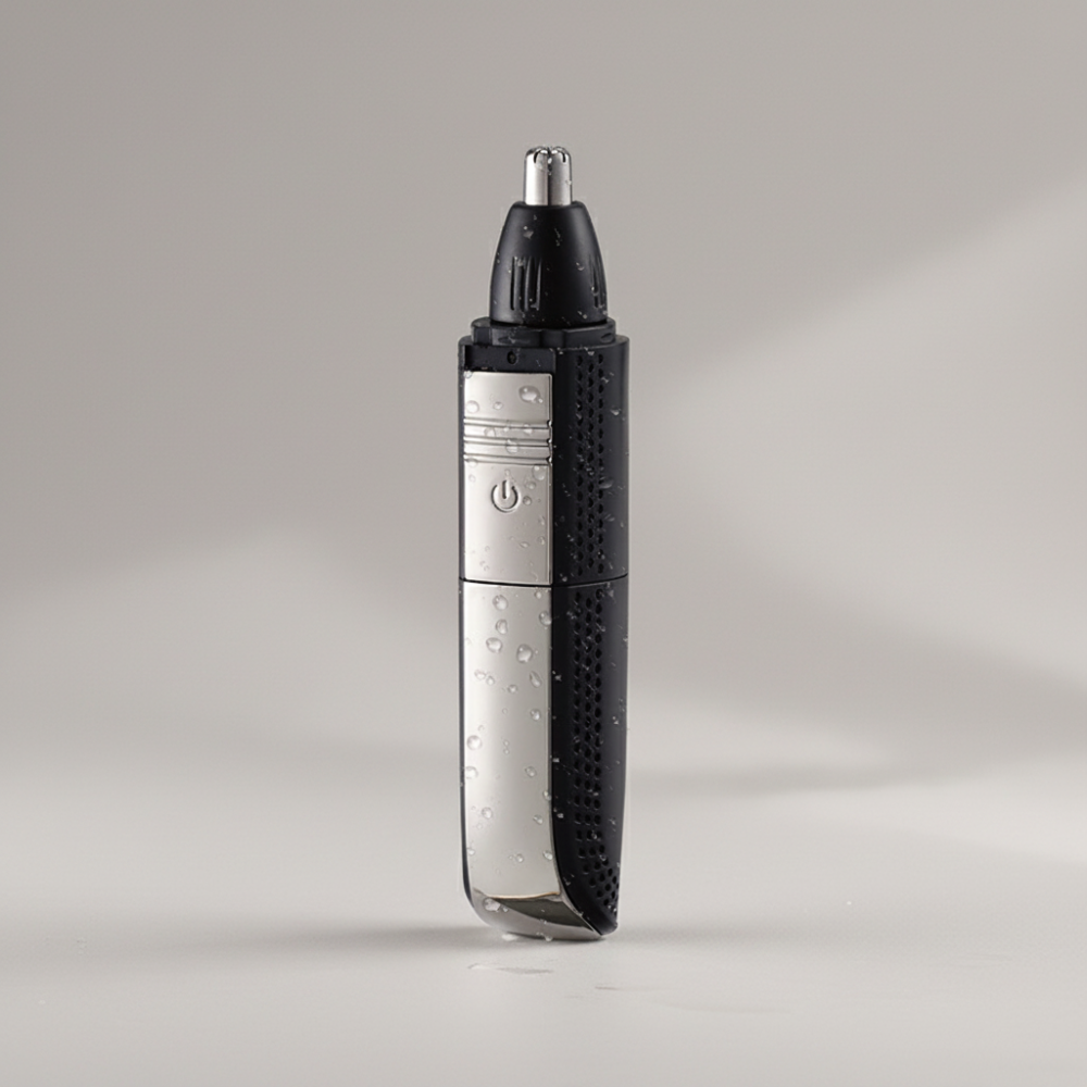 Compact Nose And Ear Hair Trimmer For Precise Grooming On The Go