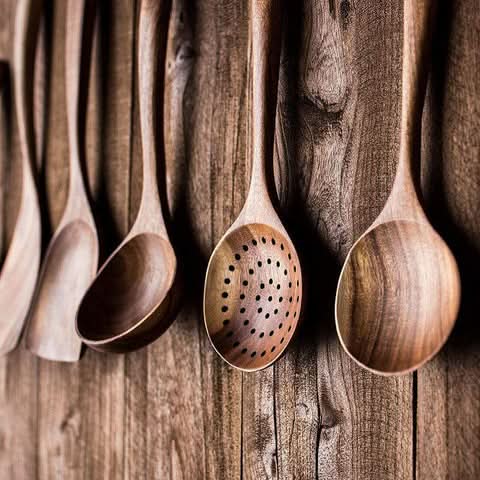 TimberGlow Teak Kitchen Utensil Set Durable And Stylish For Every Kitchen