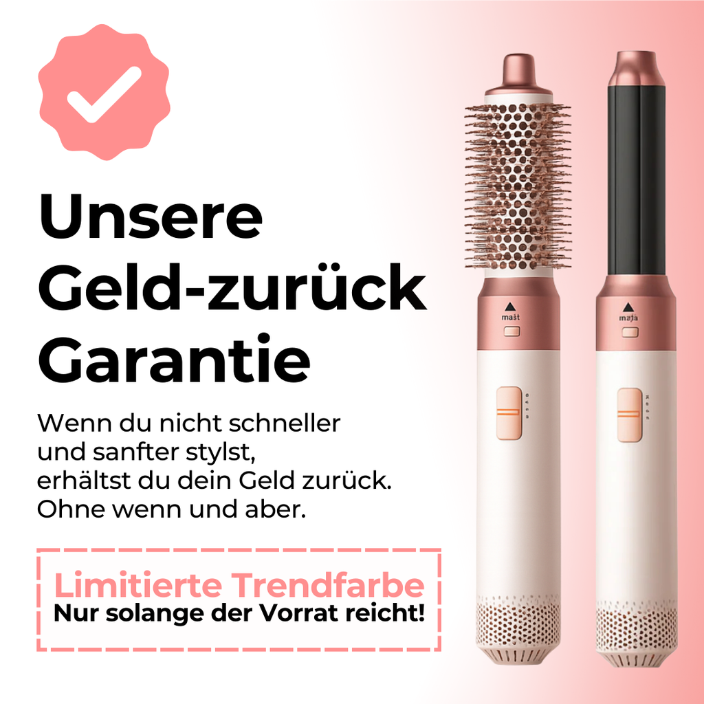 5-i-1 luftstyling-system til hurtigere styling og sundere udseende hår