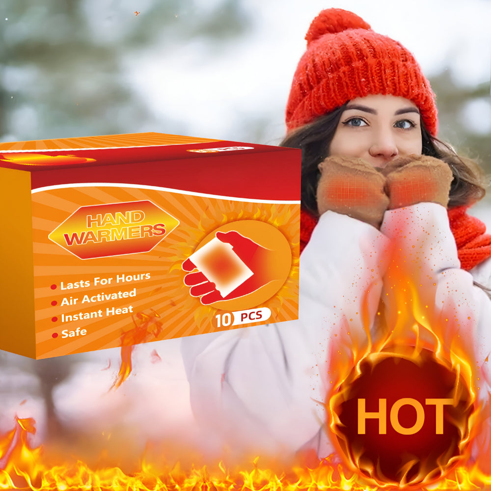 Carbon Fiber Hand Warmer Heat Pack Disposable Instant Warmth On The Go