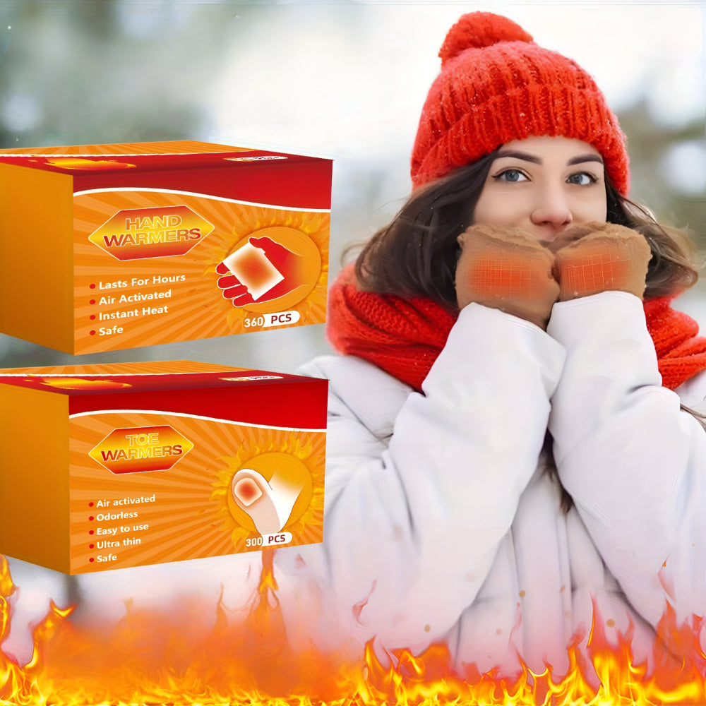 Carbon Fiber Hand Warmer Heat Pack Disposable Instant Warmth On The Go