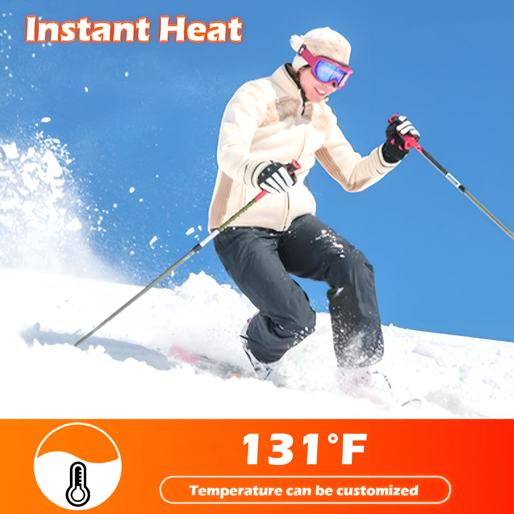 Carbon Fiber Hand Warmer Heat Pack Disposable Instant Warmth On The Go