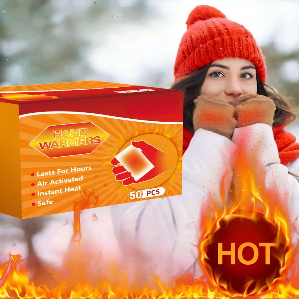 Carbon Fiber Hand Warmer Heat Pack Disposable Instant Warmth On The Go