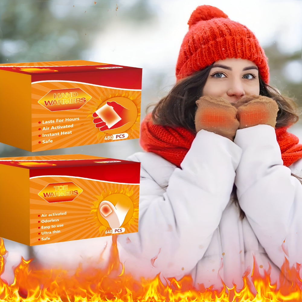 Carbon Fiber Hand Warmer Heat Pack Disposable Instant Warmth On The Go