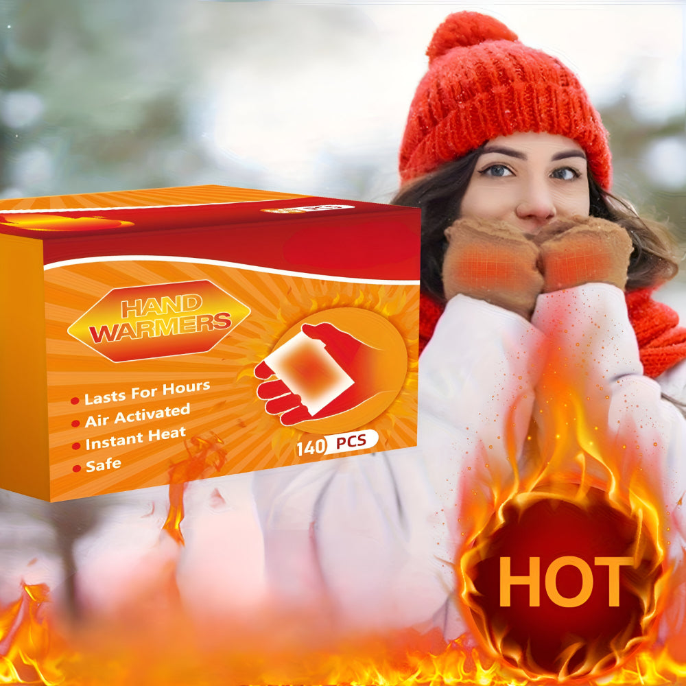 Carbon Fiber Hand Warmer Heat Pack Disposable Instant Warmth On The Go