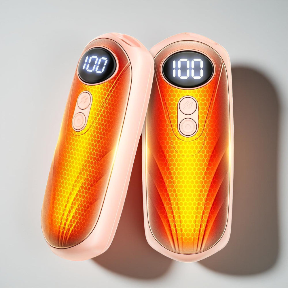 Rechargeable Hand Warmers With LED Display And Compact Pocket Heater