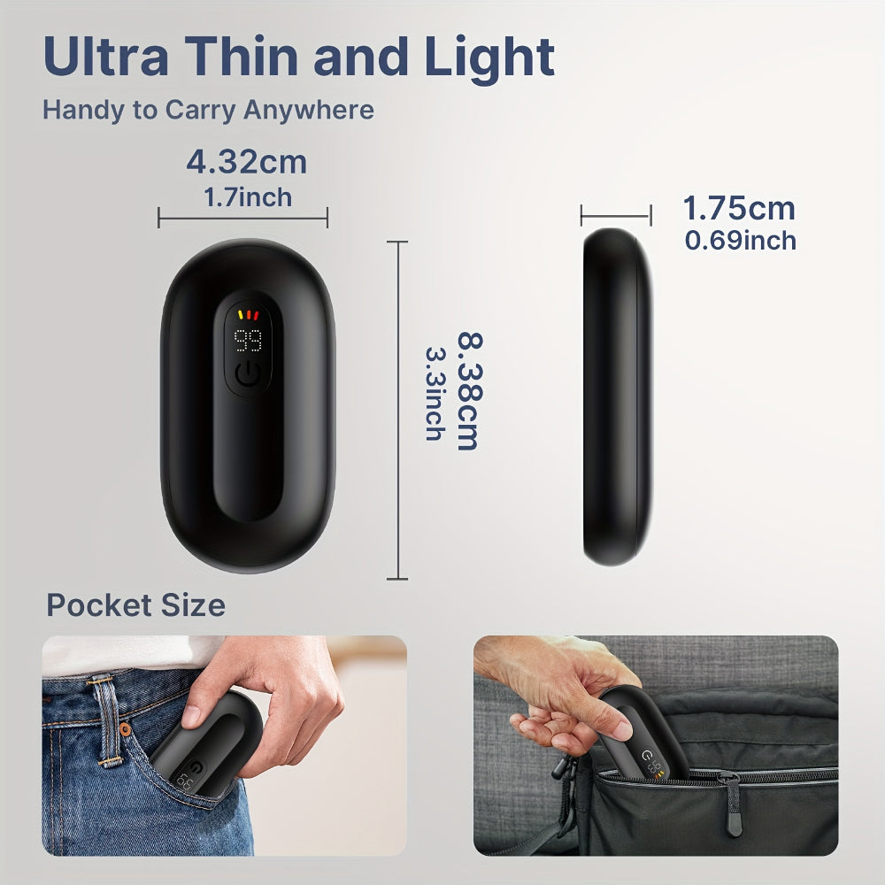 Rechargeable Magnetic Hand Warmers Pocket Heater Anywhere