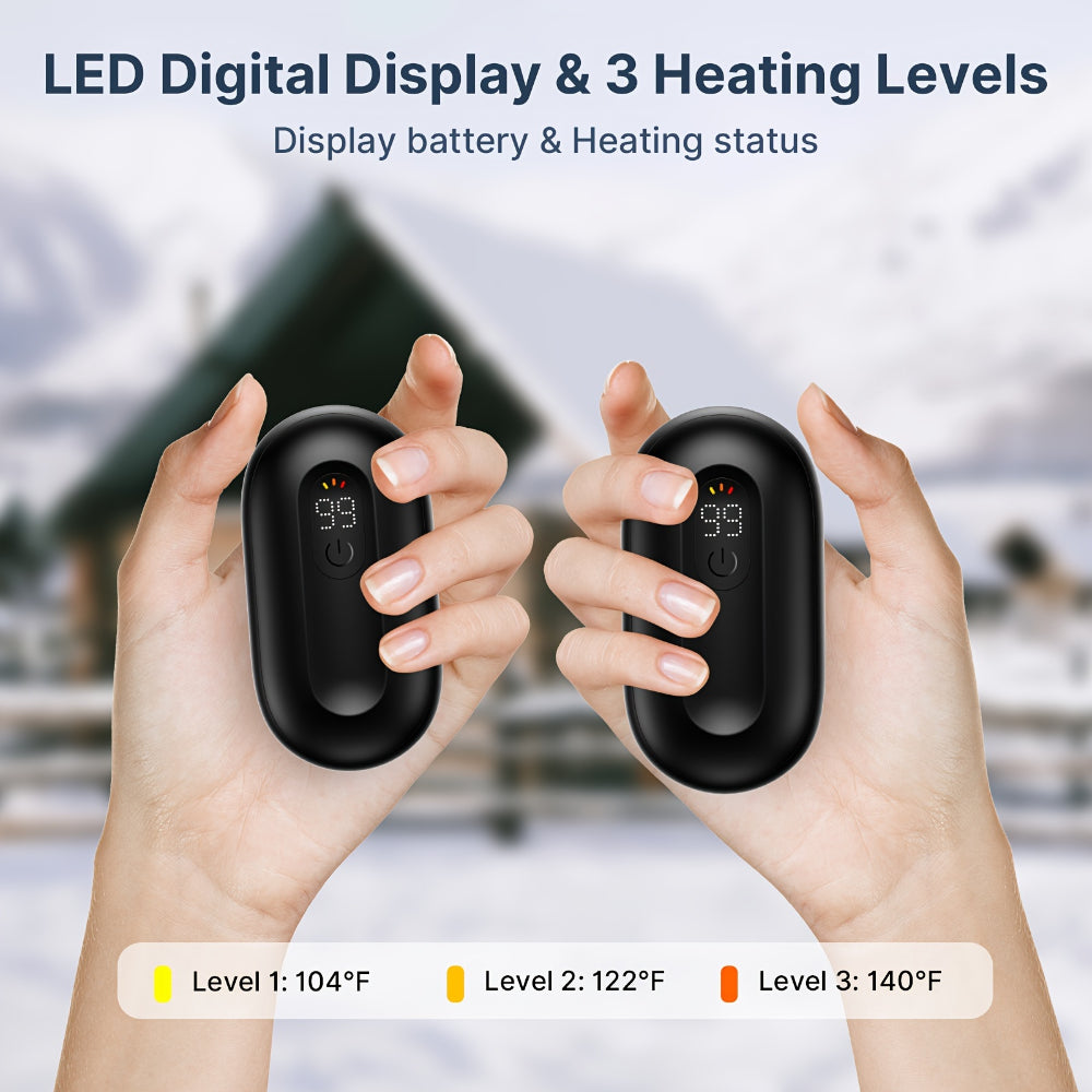 Rechargeable Magnetic Hand Warmers Pocket Heater Anywhere
