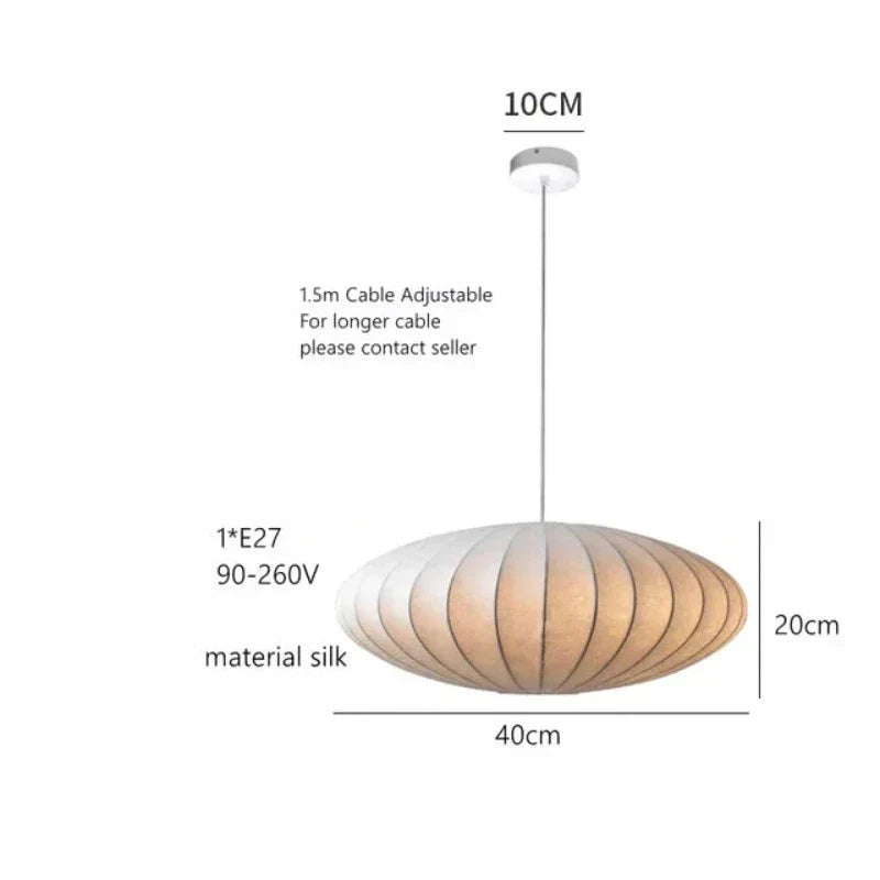 Závěsný lustr AsterLume Silk pro elegantní domácí osvětlení