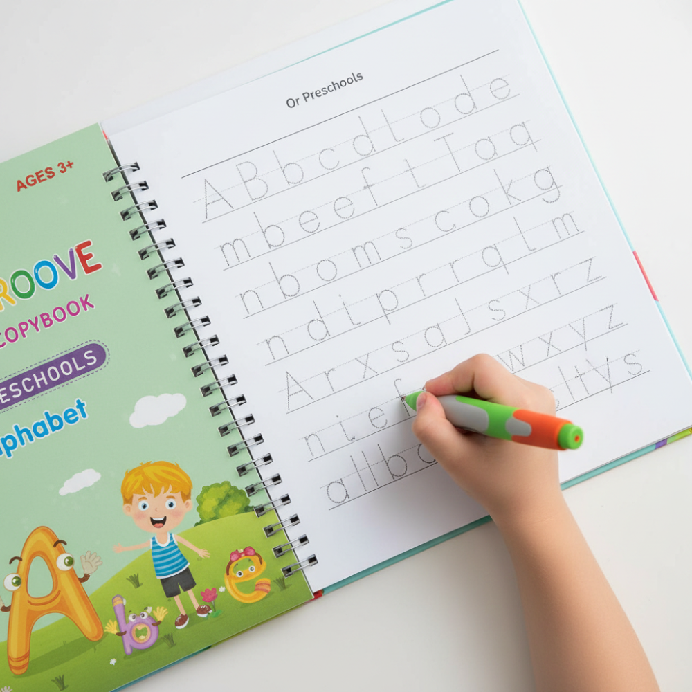 Cuaderno de práctica de escritura a mano para niños para habilidades de escritura temprana
