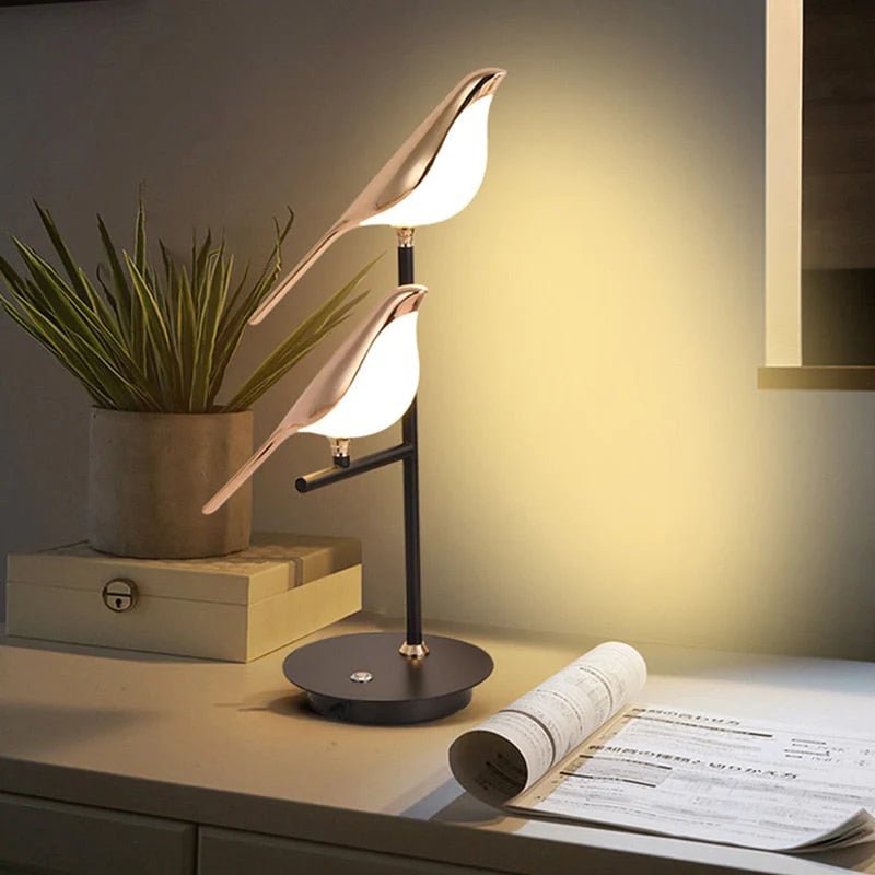 Golden Birdlight seinävalaisin moderni pohjoismainen LED-seinävalaisin