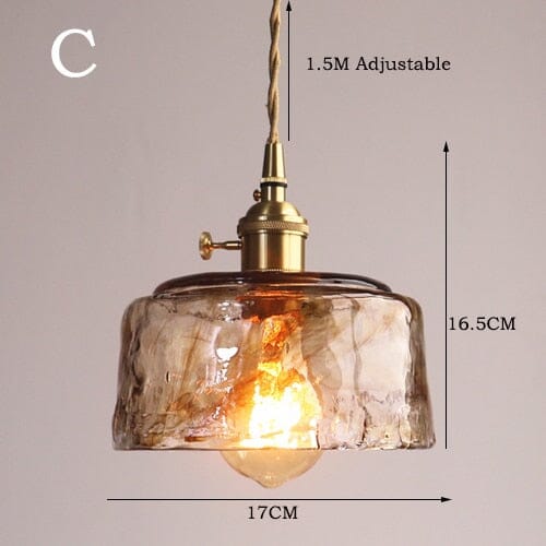 Aurelo Glass Pendant Lights For Modern Kitchen And Bath