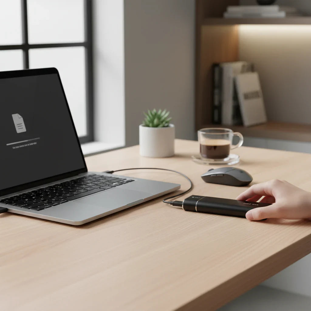 Přenosný NVMe SSD box pro externí disky USB 3.0