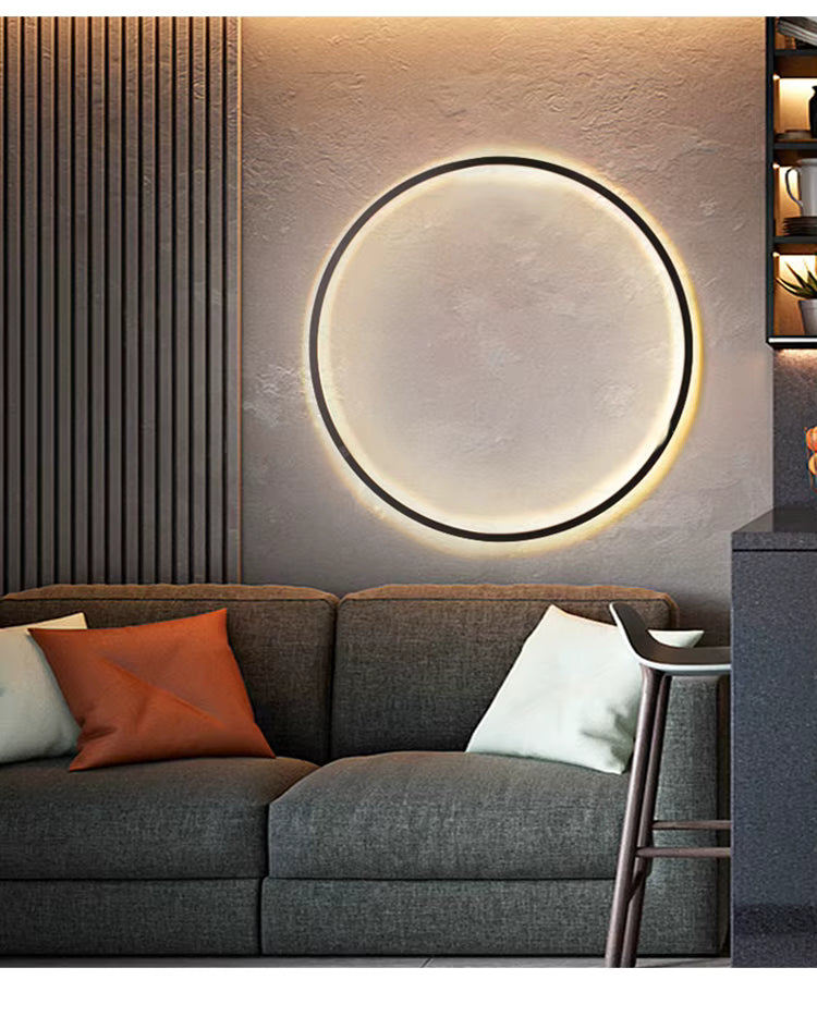 Modern Minimalist Round Wall Light For Home Decor And Ambience