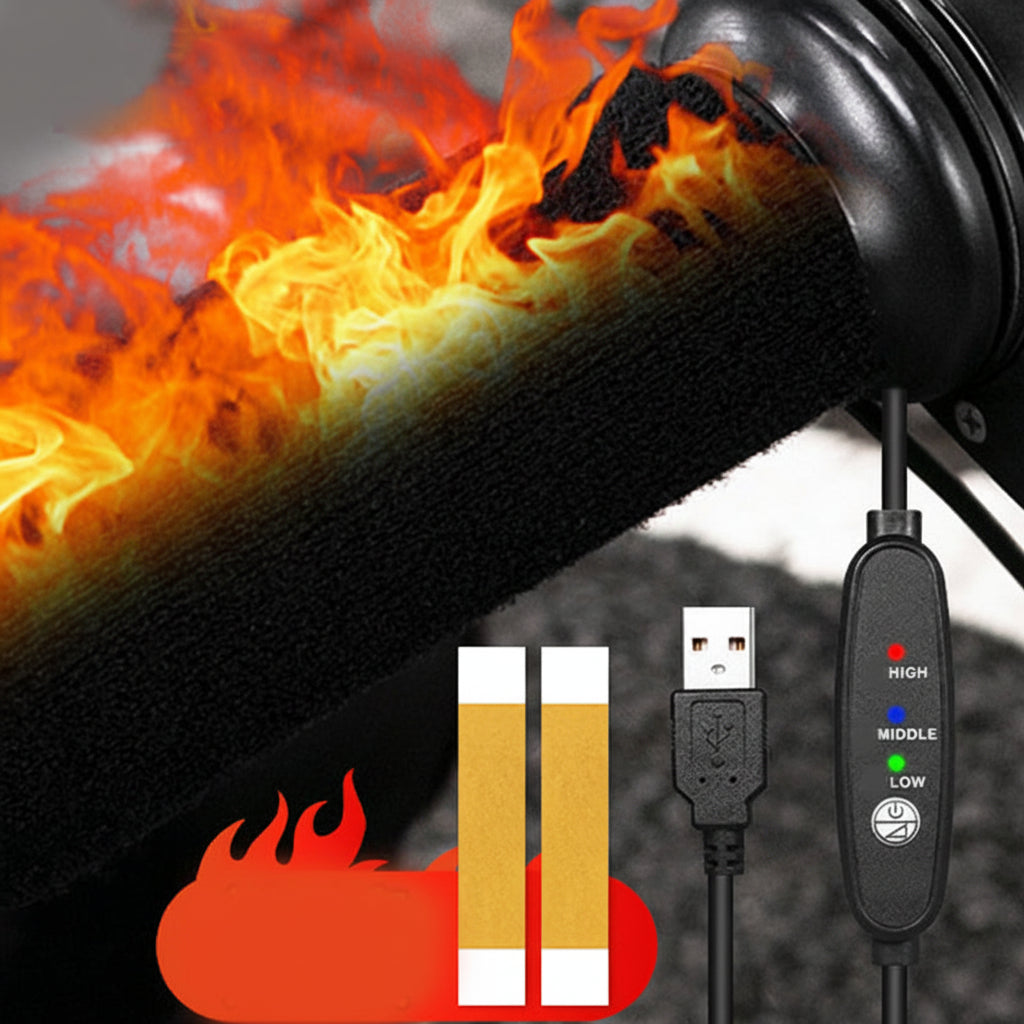 Punhos USB para Guiador Aquecido com Controlo de Temperatura