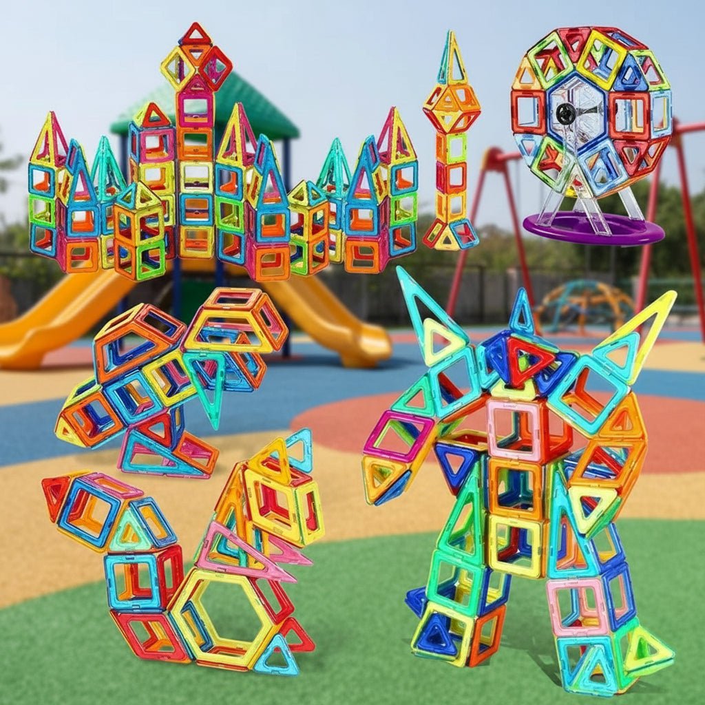 MagnoBuild Kreative Magnetische Bausteine für Kinder