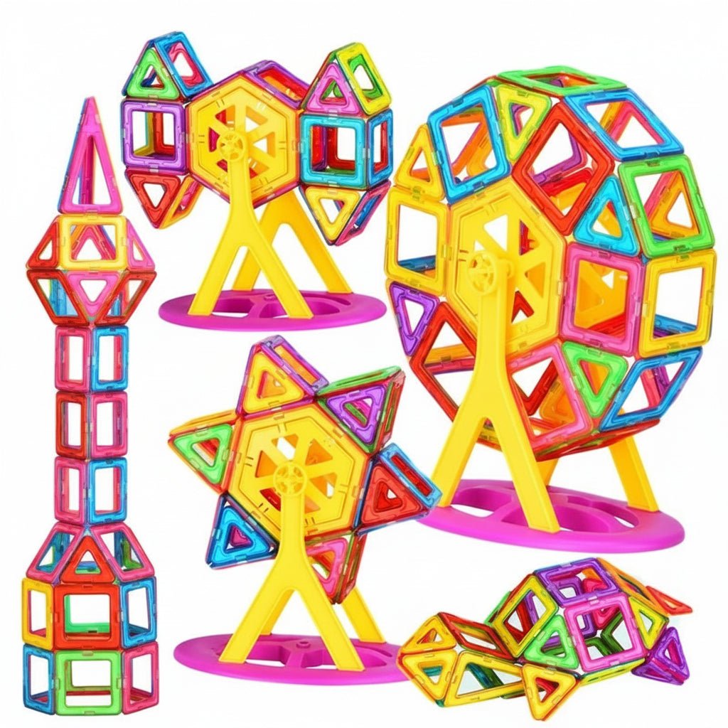 MagnoBuild Kreative Magnetische Bausteine für Kinder