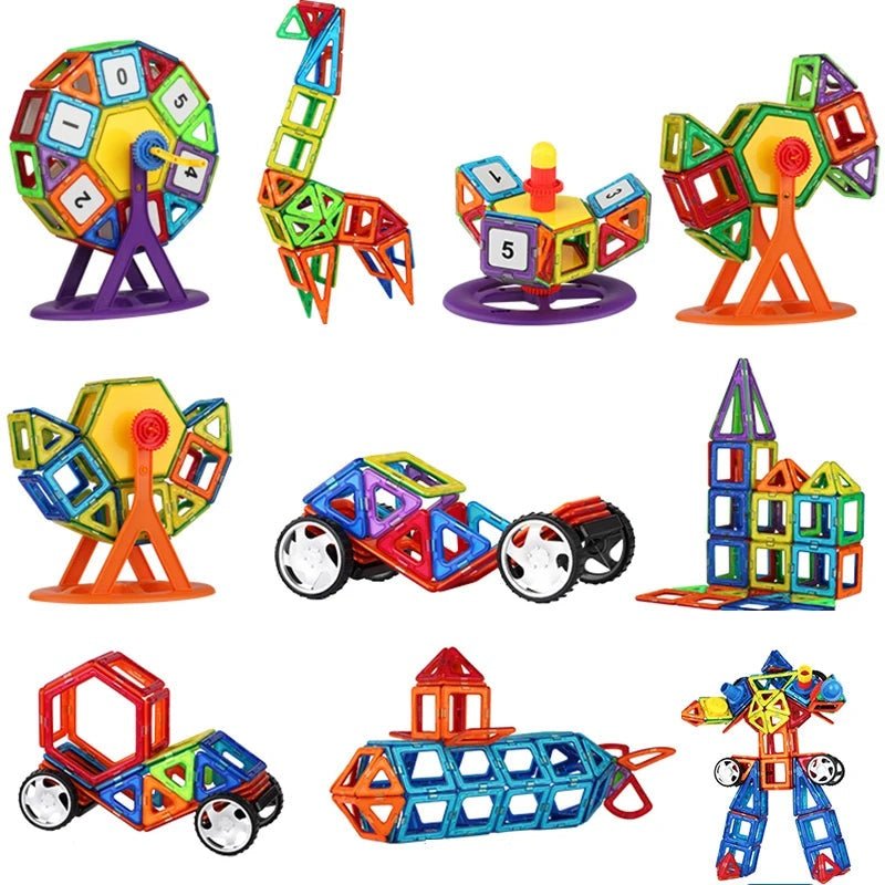 MagnoBuild Kreative Magnetische Bausteine für Kinder