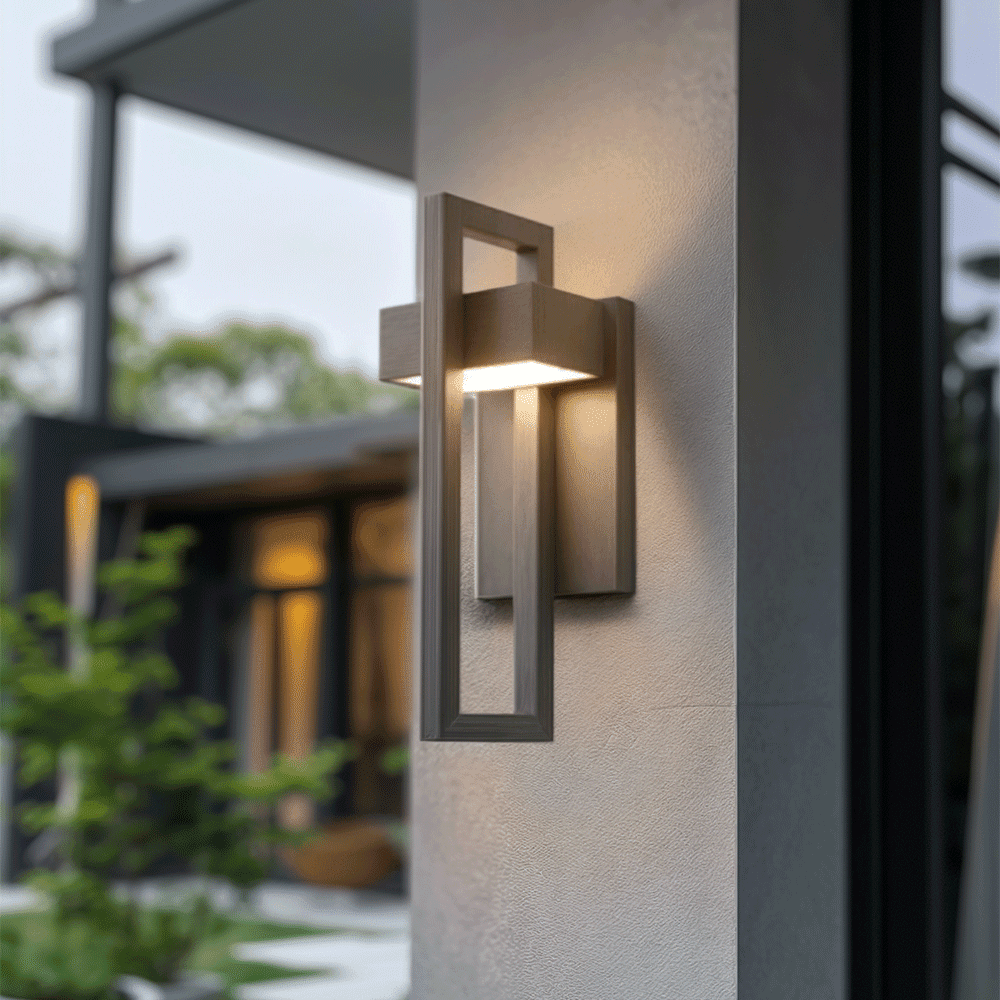 Applique murale extérieure Lumenor LED pour jardin et patio style nordique