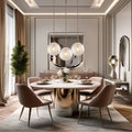 Lunel glazen bol hanglamp voor Scandinavische moderne woningen