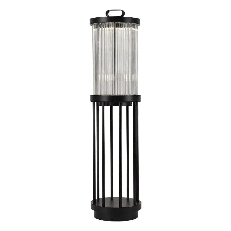 Solmere Ribbede Glas Udendørs Lanterne Lampe Vandtæt Havebelysning