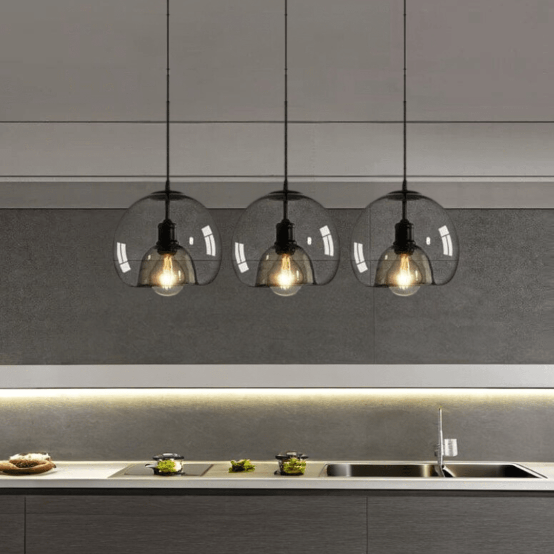 Aurelia Glas-Hängeleuchten für moderne Küchen und mehr