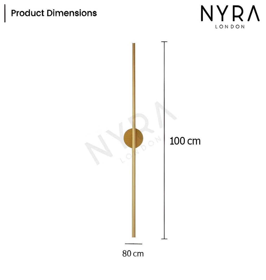 LumaNova Tube Wall Light for Modern Interiors and Living Spaces