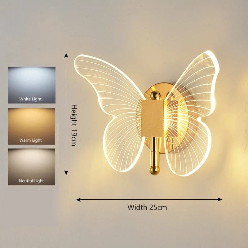 LumaWing Butterfly LED-Wandlampe Kollektion mit sanftem Leuchten