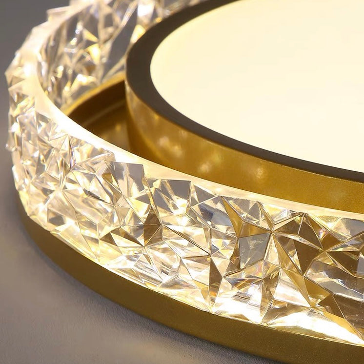Crystal Halo LED plafondlamp met afstandsbediening voor dimmen