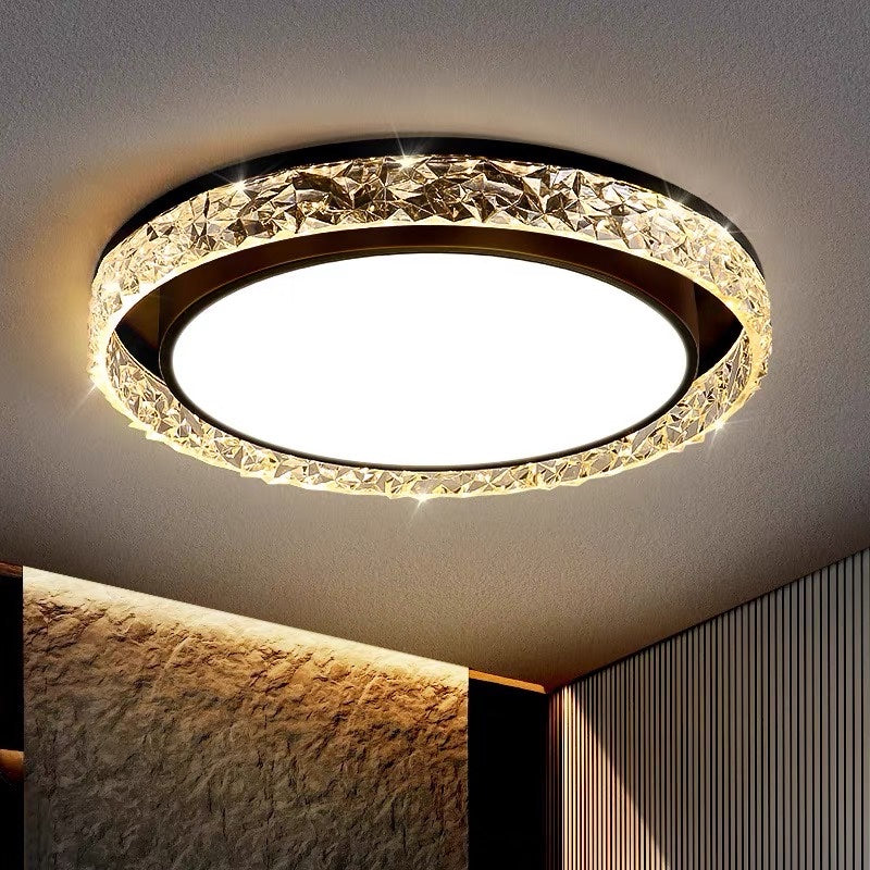 Crystal Halo LED plafondlamp met afstandsbediening voor dimmen