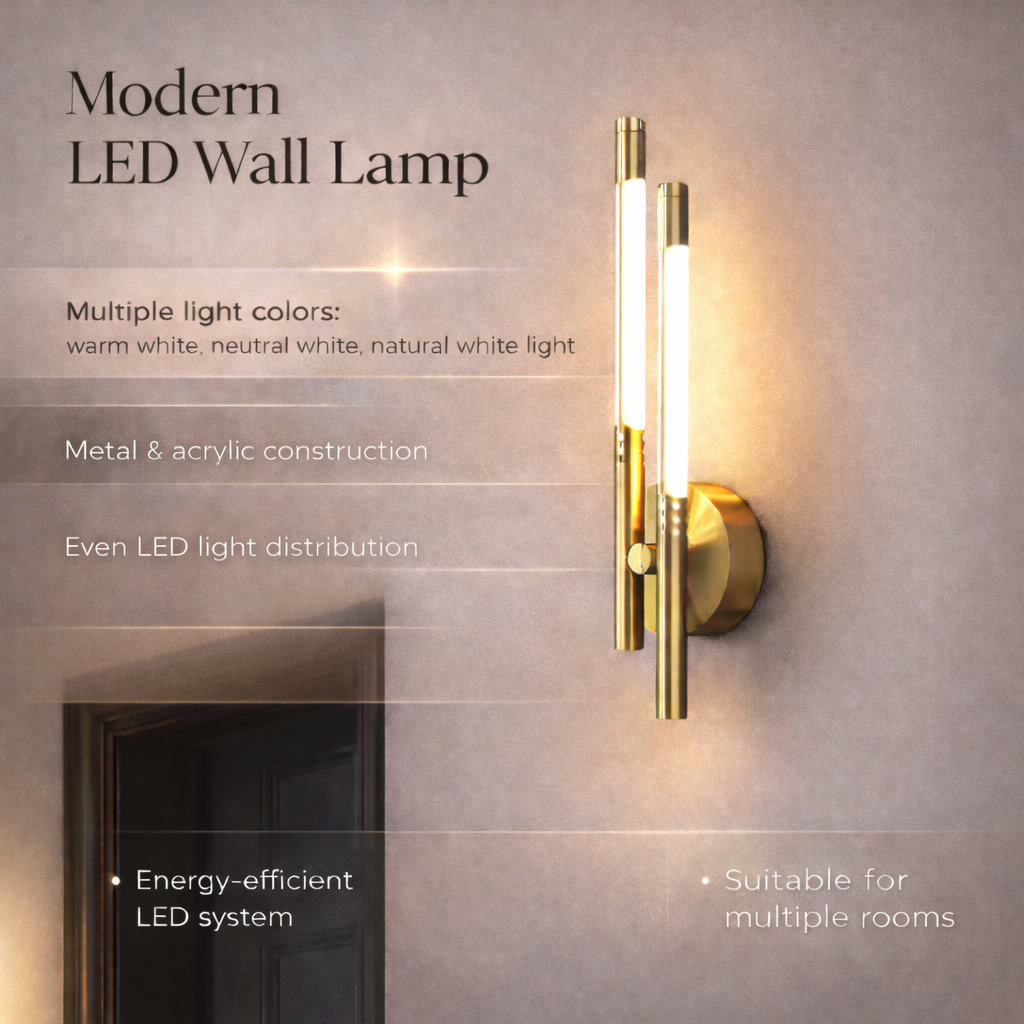 家庭用の金属とアクリル製屋内LEDウォールライトブラケット
