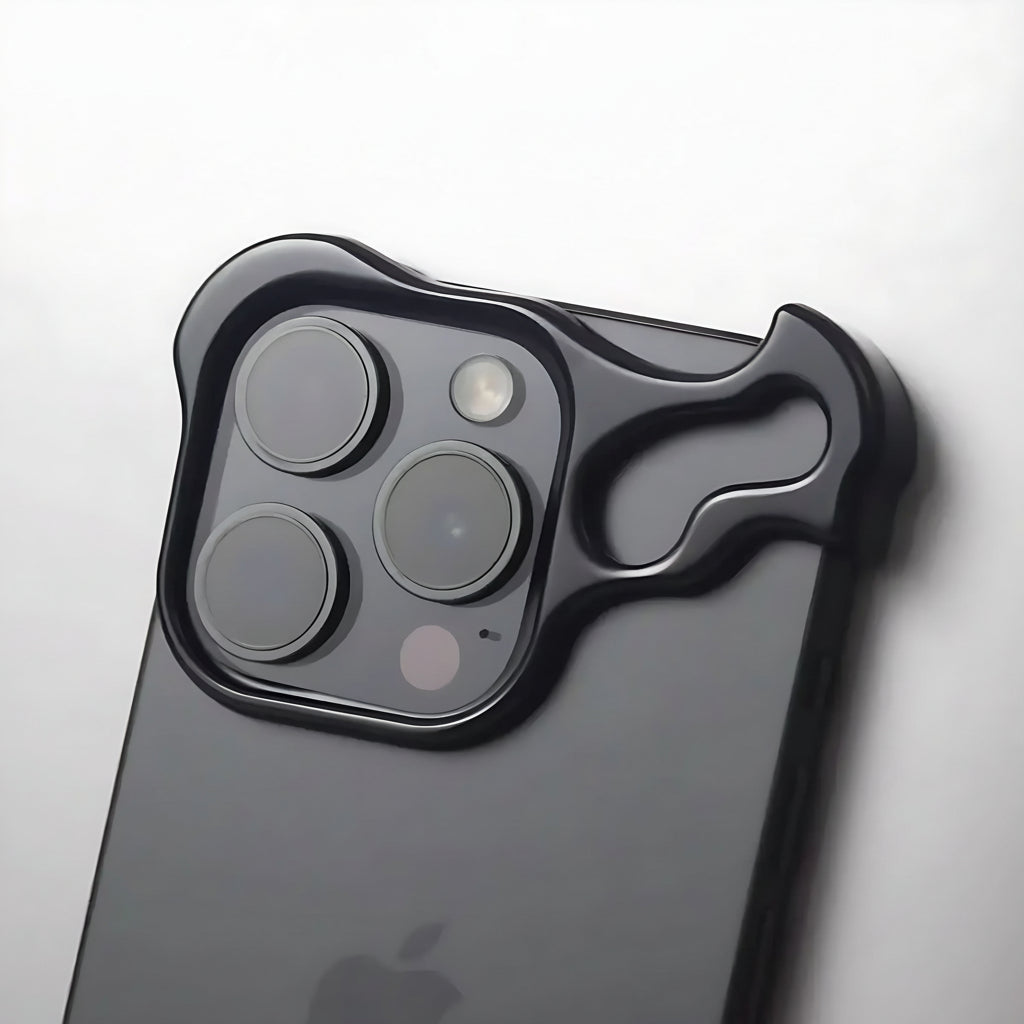 Smukłe magnetyczne etui na telefon z tytanowego stopu do codziennej ochrony