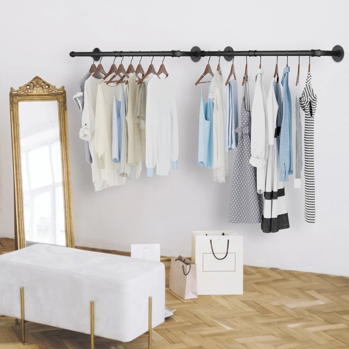 Werkline Industrialny Styl Ścienny Wieszak na Ubrania