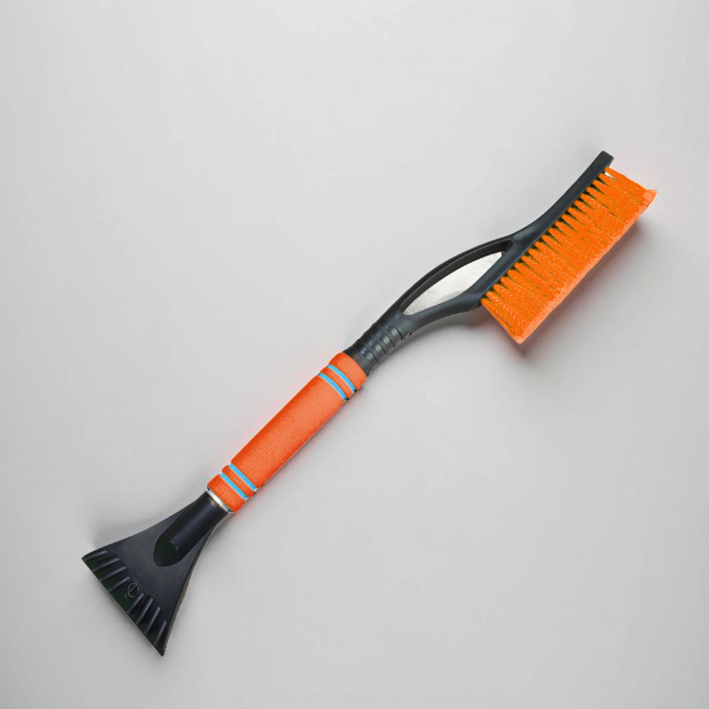 Outil d'hiver pour pare-brise avec grattoir à glace et brosse à neige