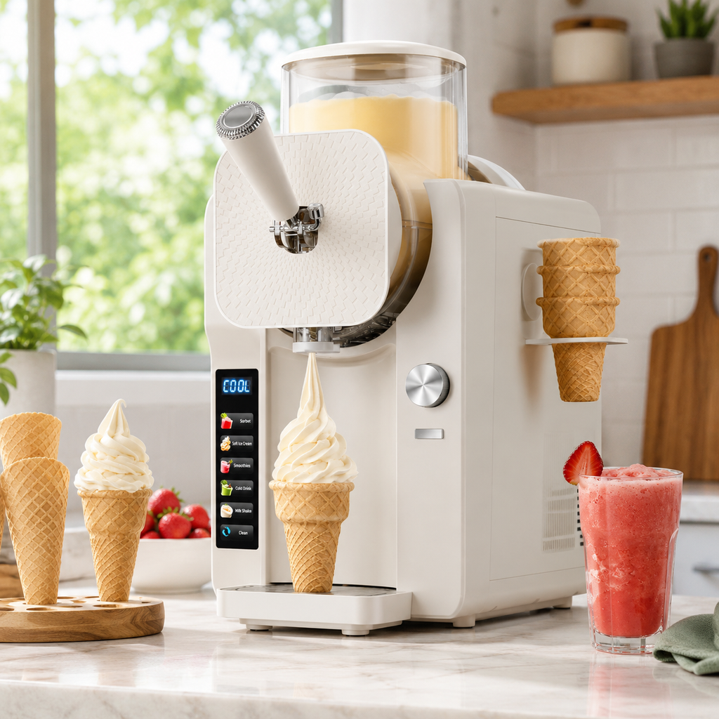 Two In One Frozen Treat Maker For Slush And Ice Cream