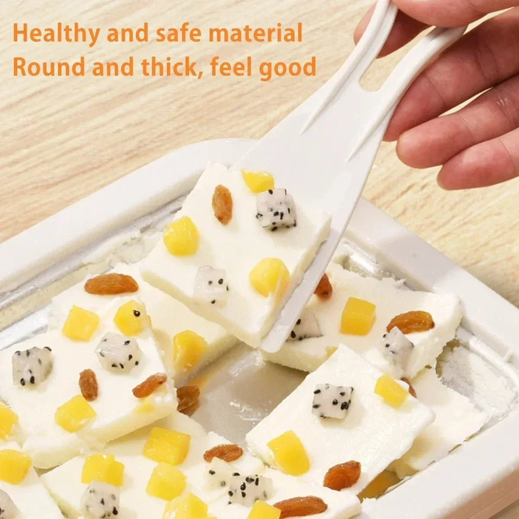 Ice Cream Pan For Rolled Desserts And Gelato At Home