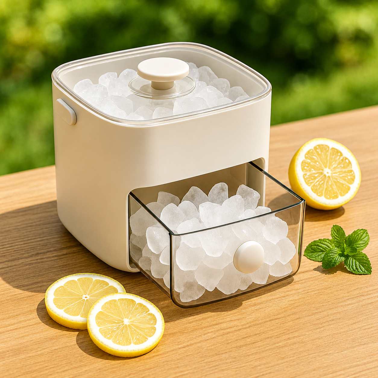 Portable Countertop Ice Maker For Fast Ice Cubes In Minutes