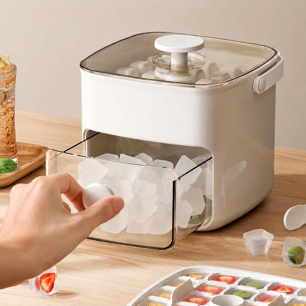Portable Countertop Ice Maker For Fast Ice Cubes In Minutes