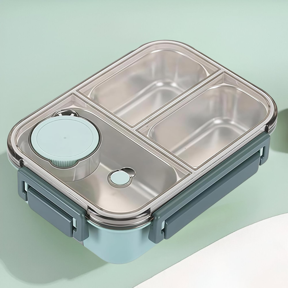 Isolierter Edelstahl-Lunchbehälter mit auslaufsicherem Deckel