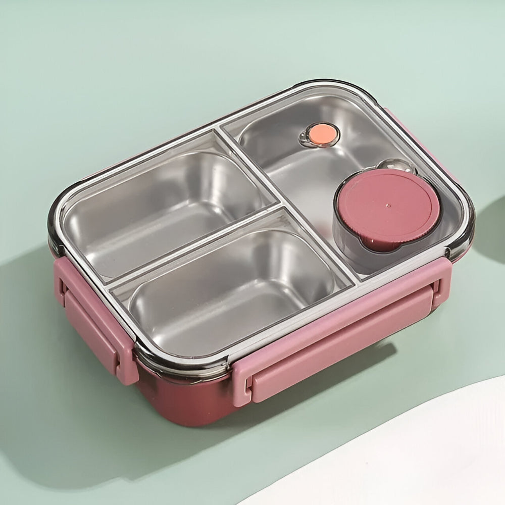 Isolierter Edelstahl-Lunchbehälter mit auslaufsicherem Deckel