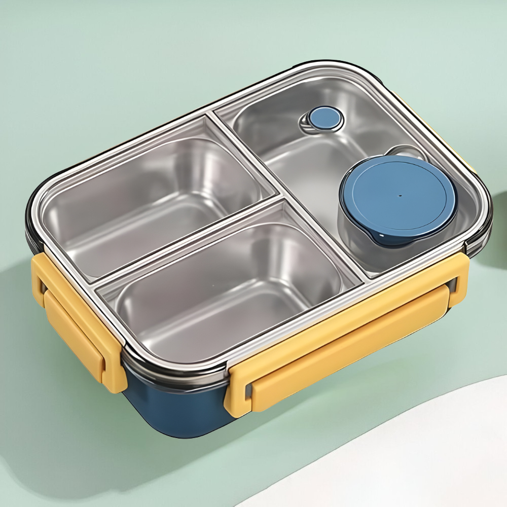 Isolierter Edelstahl-Lunchbehälter mit auslaufsicherem Deckel