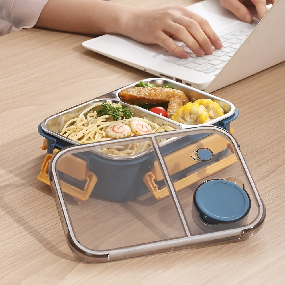 Isolierter Edelstahl-Lunchbehälter mit auslaufsicherem Deckel