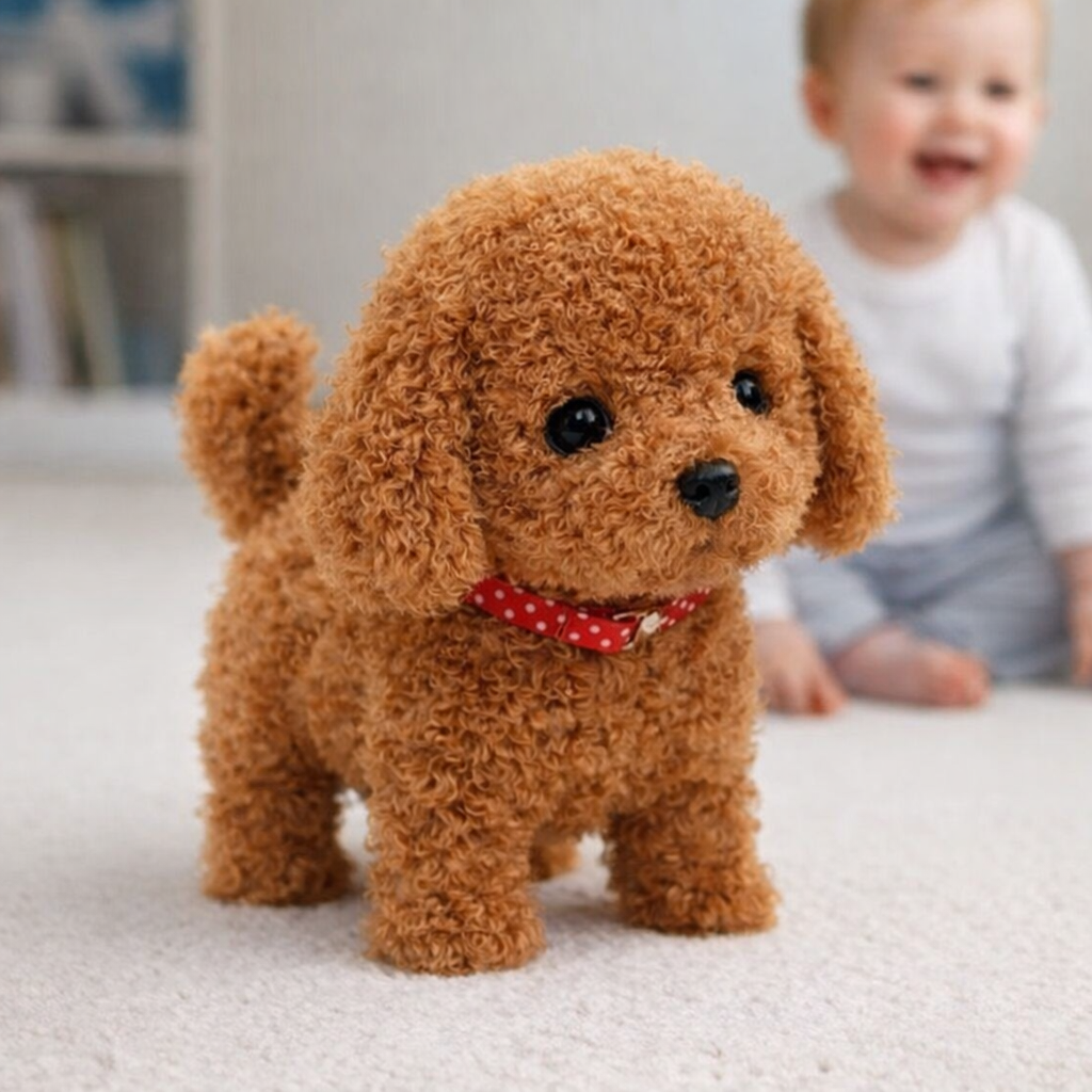 Robot Dog Plush Interactive Realistic Walking Toy For Kids