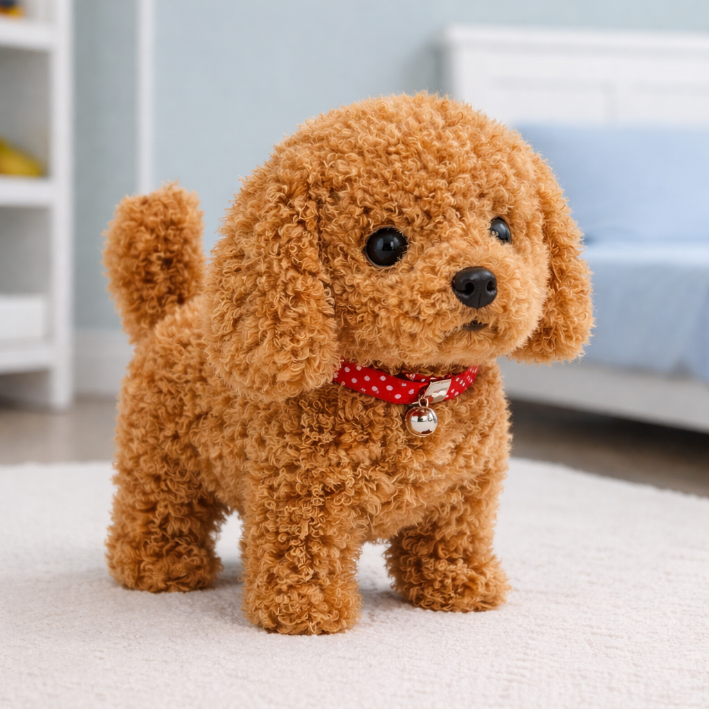 Robot Dog Plush Interactive Realistic Walking Toy For Kids