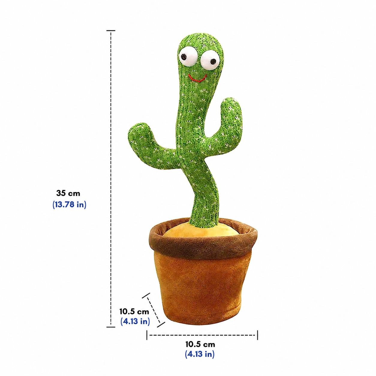 Interactive Dancing Cactus Plush Toy That Talks and Sings