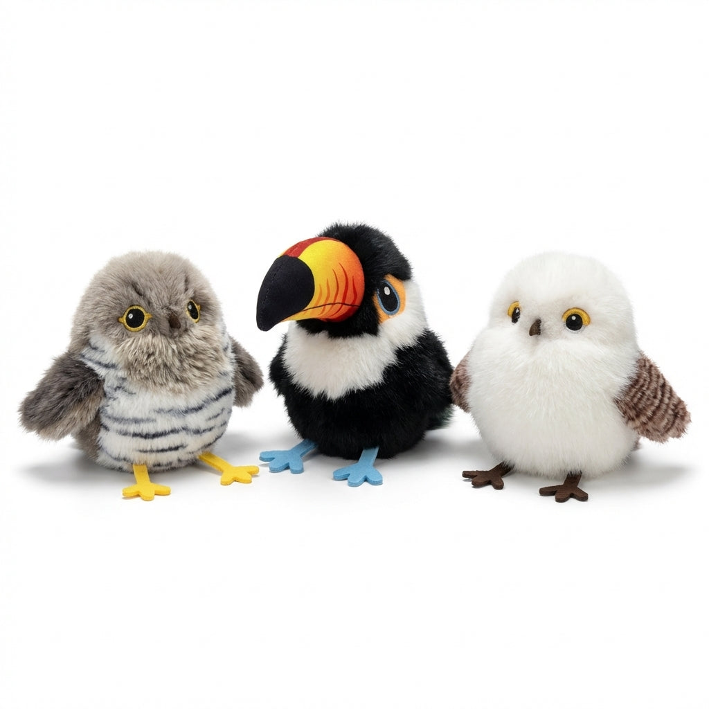 Interactive Flapping-Wing Bird Cat Toy USB-C Rechargeable (Cuckoo, Marsh Tit, Parrot) | Rosalyssa