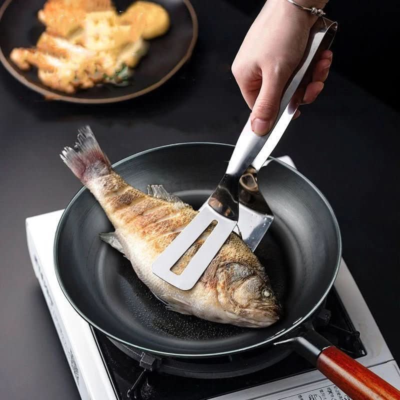 EmberCraft Gjutjärnspanna, Robust Nonstick Stekpanna, Jämn Värmefördelning