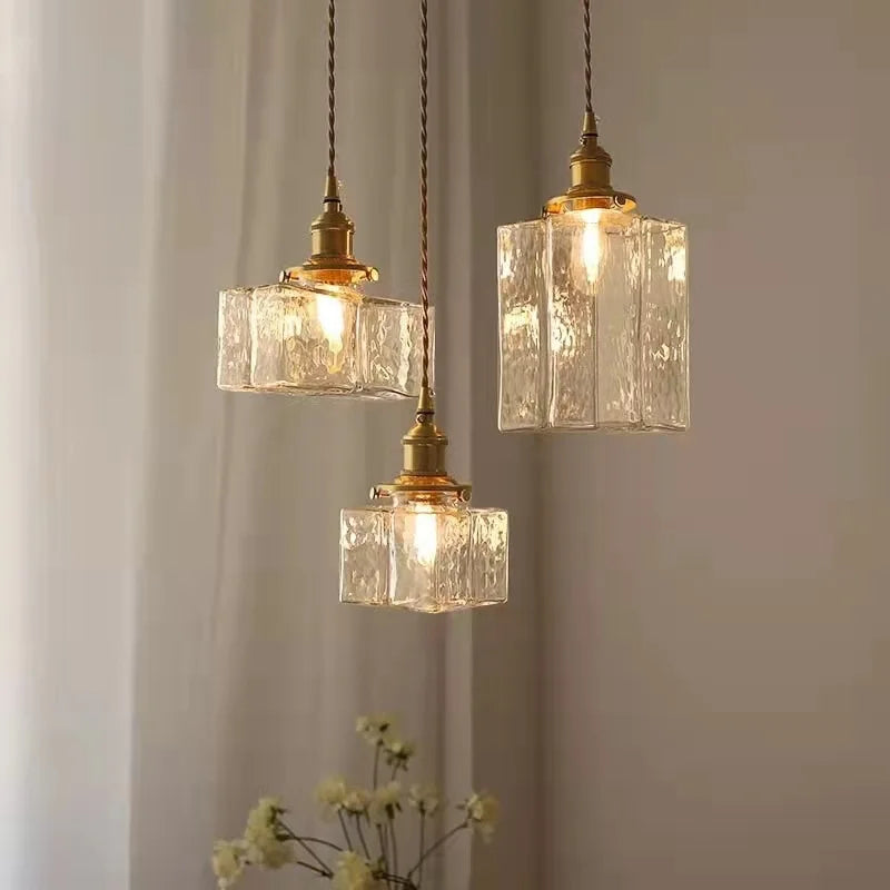 NovaHue Pendelleuchte im Vintage-Glas-Stil für Wohnkultur
